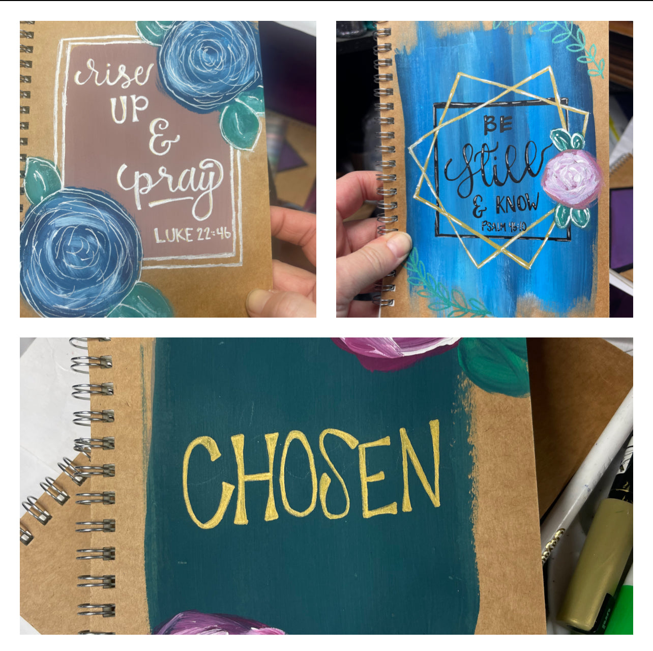Hand Painted Notebooks