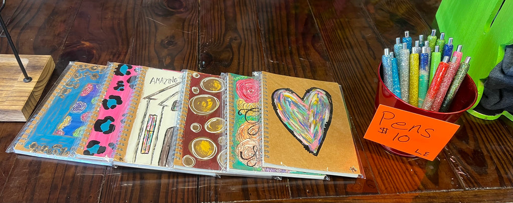 Custom Hand Painted Notebook