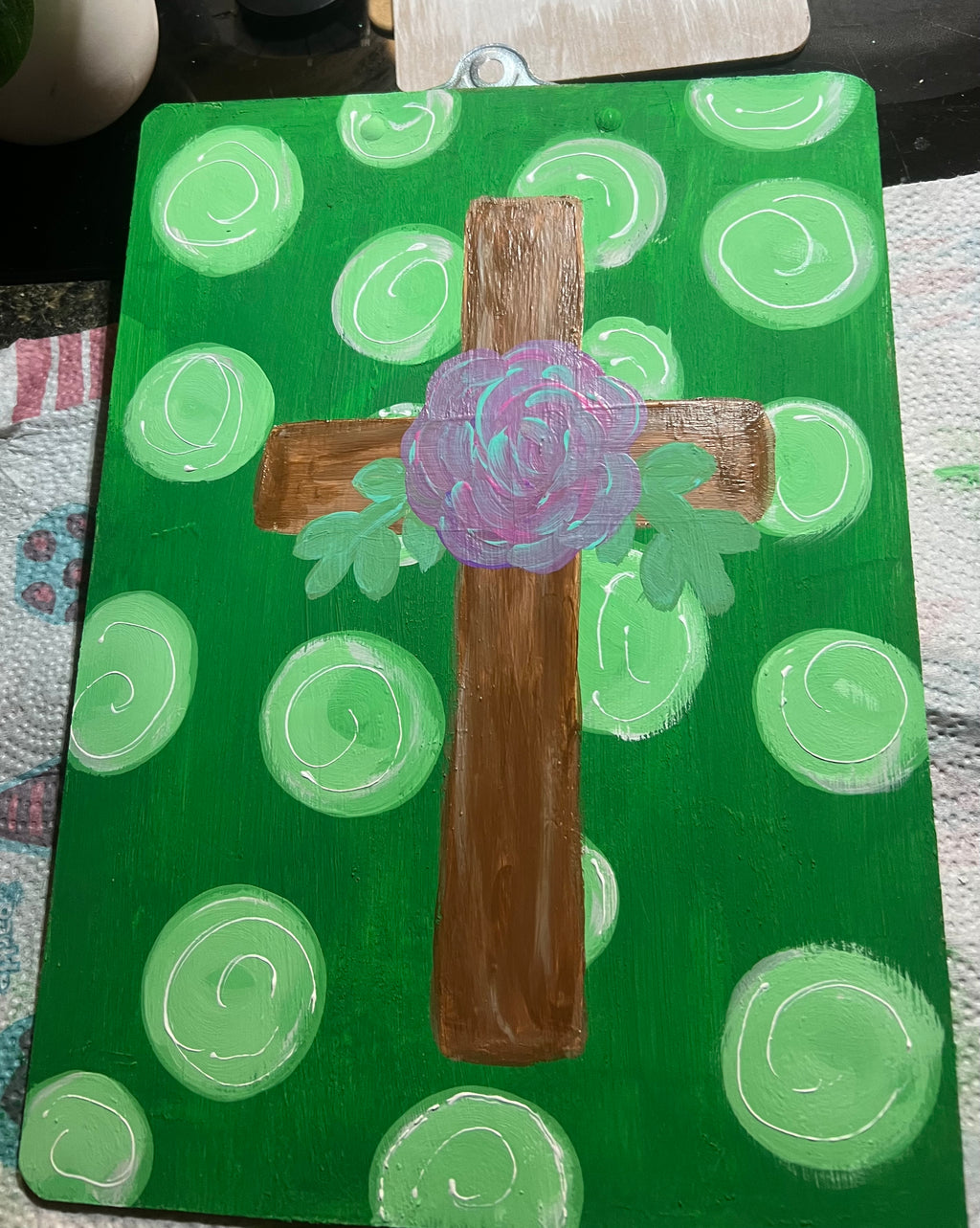 Custom Handpainted Clipboard