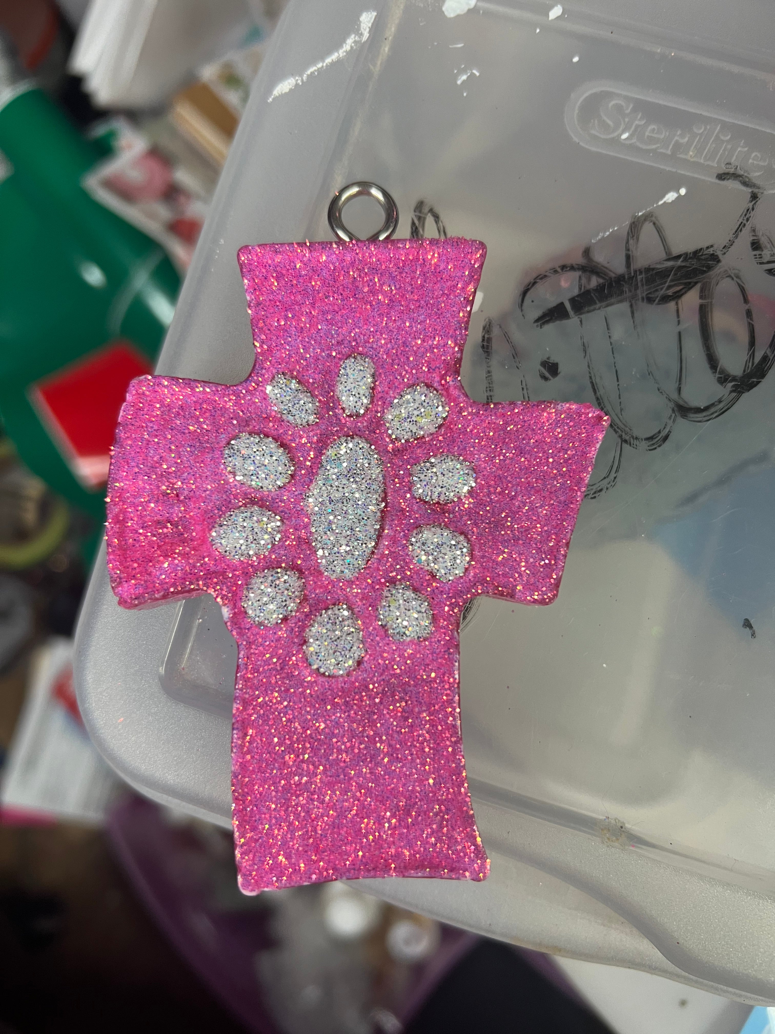 Cross with Squash Blossom